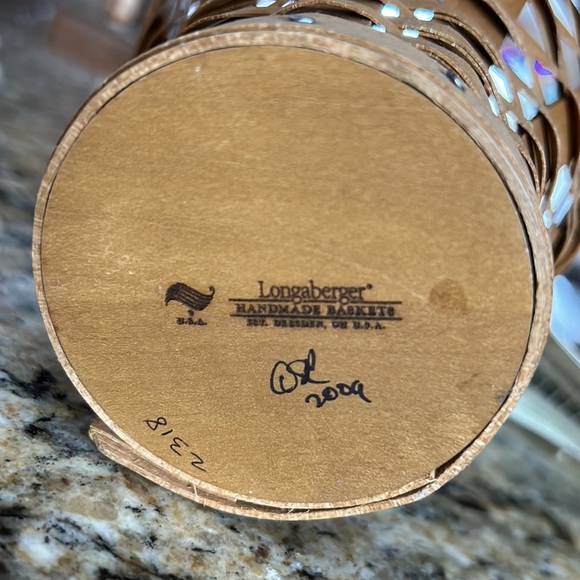 Longaberger Flower Pot Basket BNWT - Picture 3 of 4
